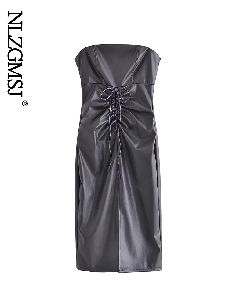 Nlzgmsj 2022, однотонное платье из искусственной кожи с высоким разрезом, женское осенне-зимнее платье с покрытием из искусственной кожи, облегаю...
Nlzgmsj 2022, однотонное платье из искусственной кожи с высоким разрезом, женское осенне-зимнее платье с покрытием из искусственной кожи, облегаю...
