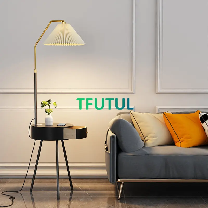 Напольная Лампа в скандинавском стиле, лампы для гостиной, дивана рядом с кофейным столиком, спальни, кабинета, прикроватная лампа с беспроводной зарядкой через USB 
Напольная Лампа в скандинавском стиле, лампы для гостиной, дивана рядом с кофейным столиком, спальни, кабинета, прикроватная лампа с беспроводной зарядкой через USB