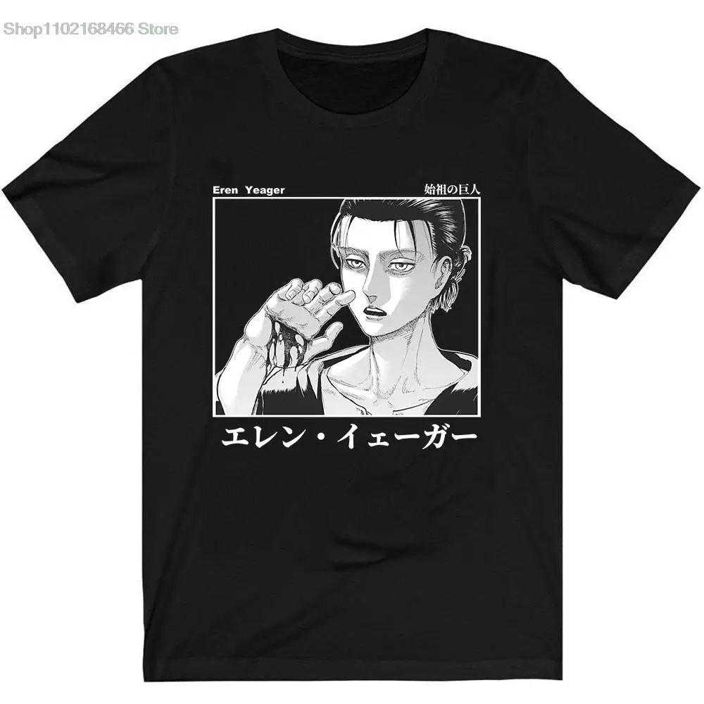 Attack on Titan AOT T-Shirt Men Cotton T Shirt Anime Eren Yeager Clothes Tops Tees Camiseta Camiseta
Attack on Titan AOT T-Shirt Men Cotton T Shirt Anime Eren Yeager Clothes Tops Tees Camiseta Camiseta