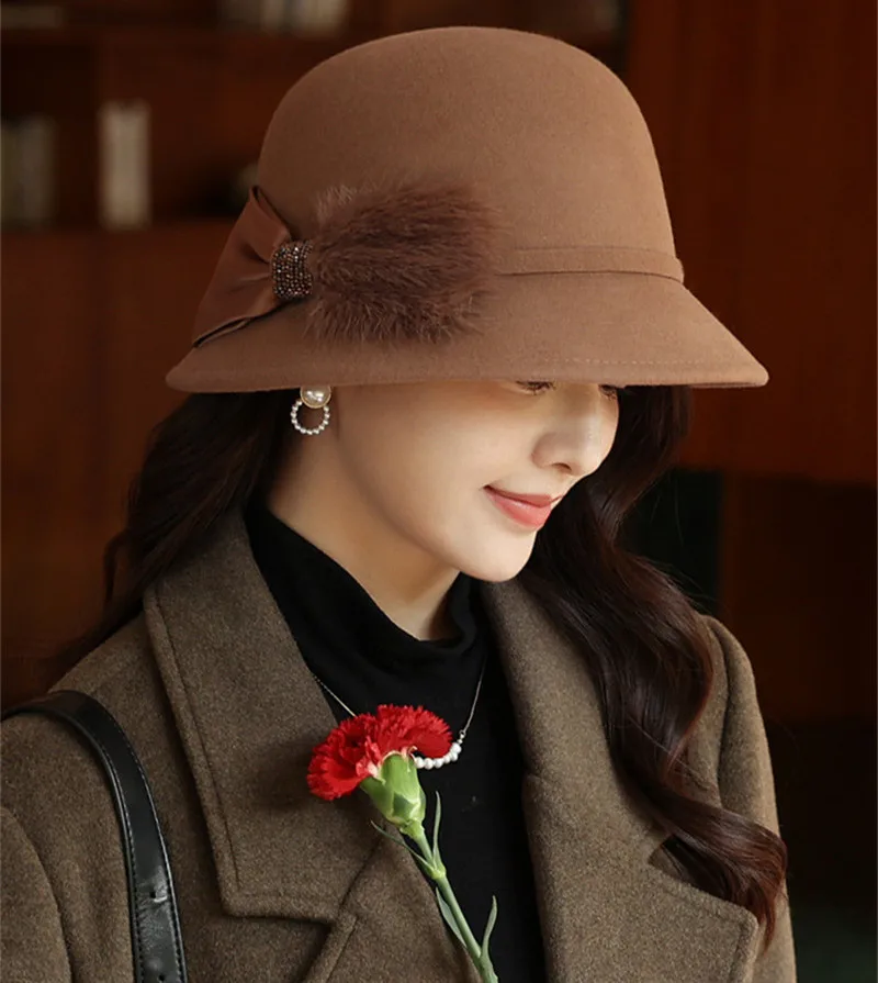 202210-dudu dropshipping winter Real ermine hair rhinestone satin bowknot wool felt lady bucket cap women leisure fishermen hat
202210-dudu dropshipping winter Real ermine hair rhinestone satin bowknot wool felt lady bucket cap women leisure fishermen hat