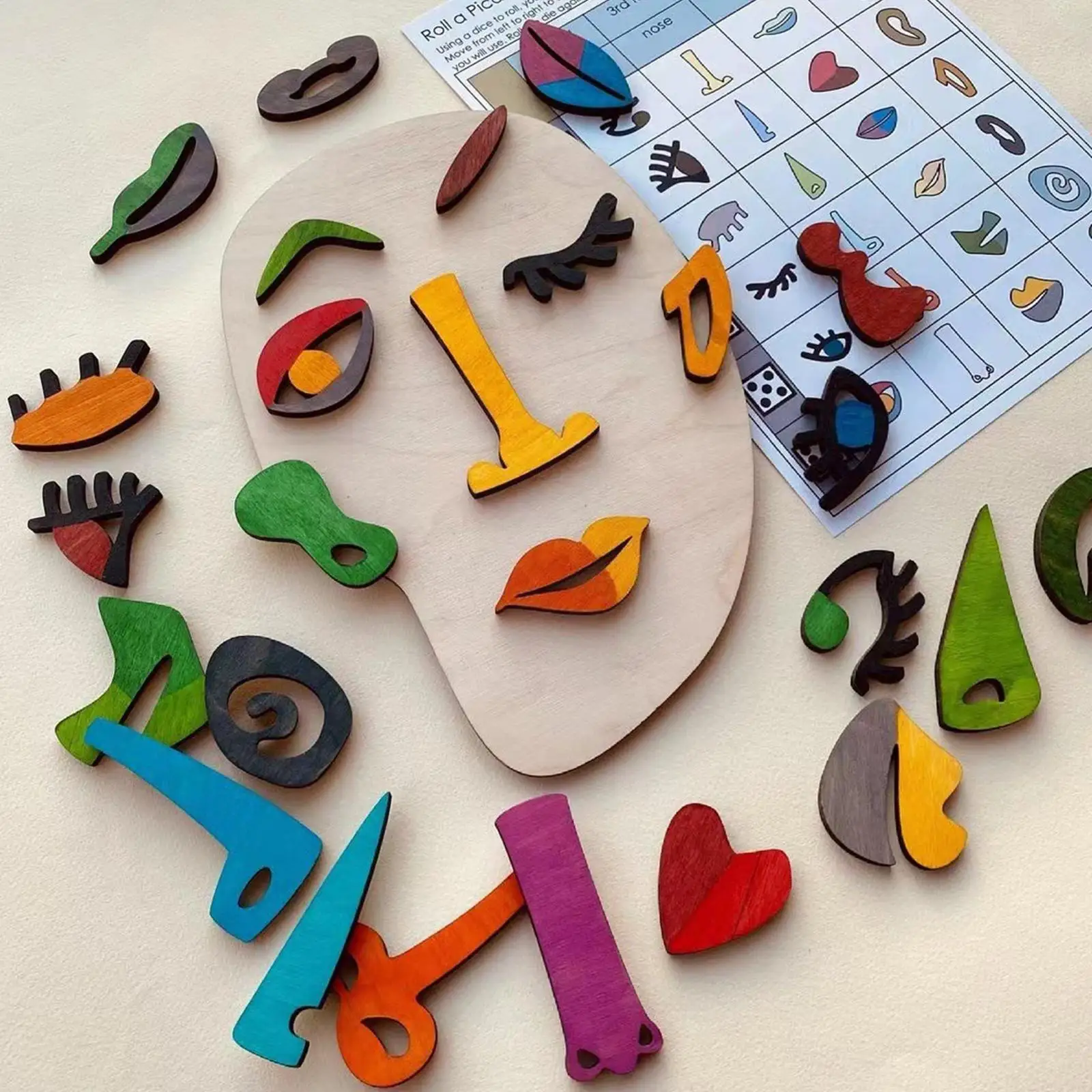 Wooden Montessori Face Puzzle Toy Diy 3d Cartoon Board Educational Game Puzzle Expression Toy Children Face P9u2
Wooden Montessori Face Puzzle Toy Diy 3d Cartoon Board Educational Game Puzzle Expression Toy Children Face P9u2