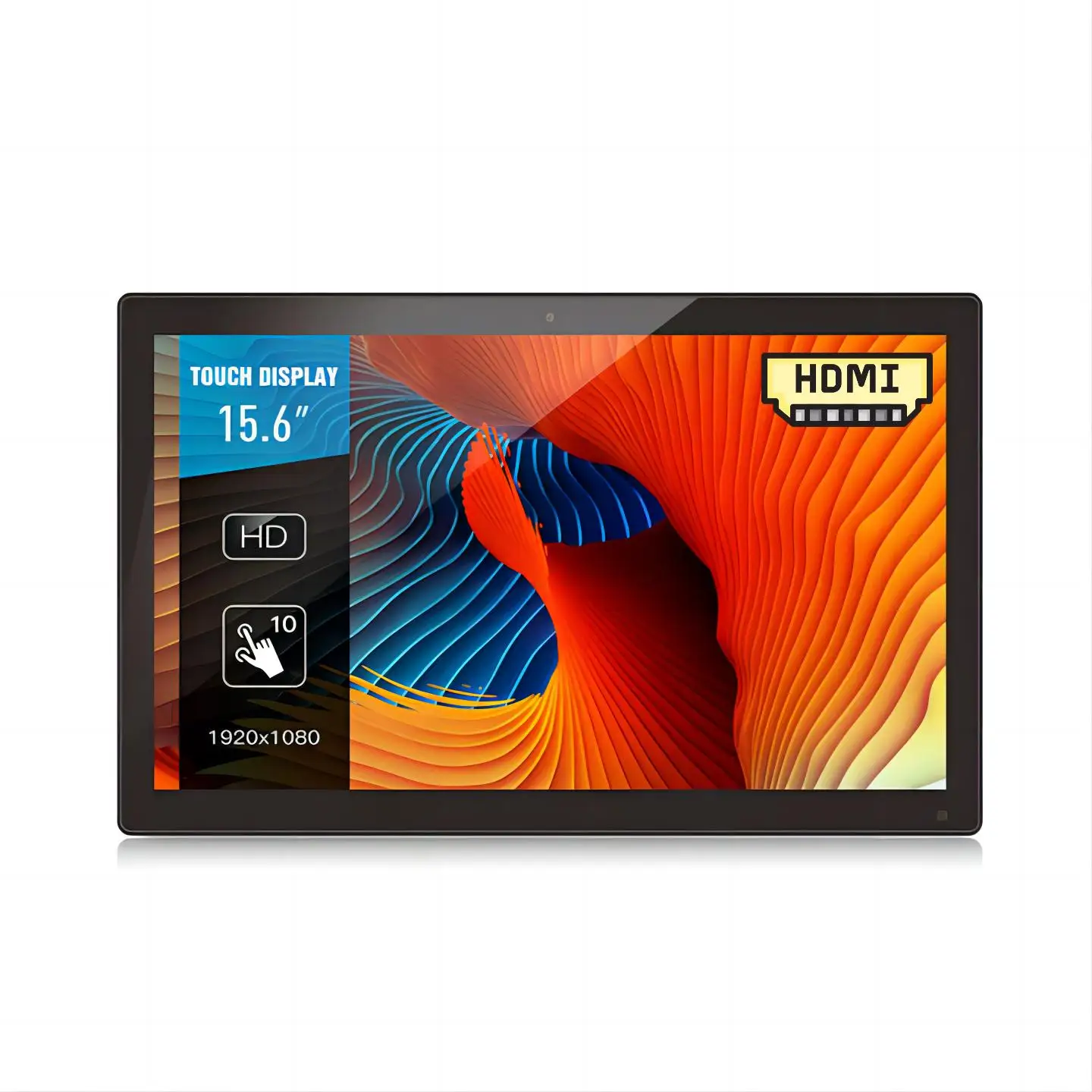 15.6 Inch Full HD IPS Touch Panel Monitor 1080P LED Backlight Capacitive Screen 5MP Camera Android Windows HDMI AV Input VESA
15.6 Inch Full HD IPS Touch Panel Monitor 1080P LED Backlight Capacitive Screen 5MP Camera Android Windows HDMI AV Input VESA