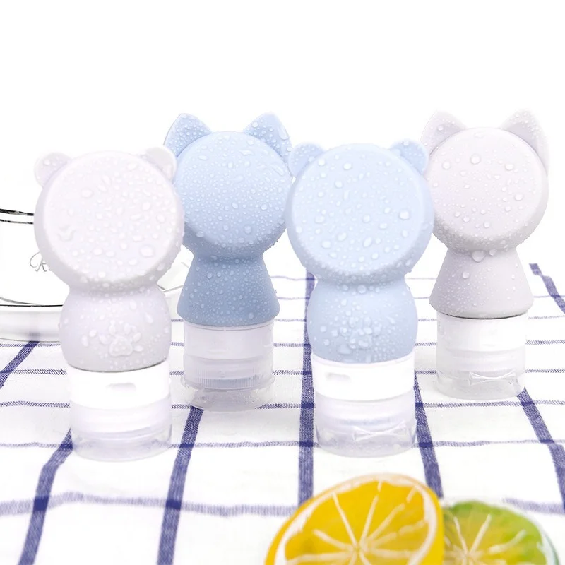 60 ml Cartoon Cute Refillable Empty Bottle Travel Packing Press for Lotion Shampoo Cosmetic Squeeze Containers Portable Silicone
60 ml Cartoon Cute Refillable Empty Bottle Travel Packing Press for Lotion Shampoo Cosmetic Squeeze Containers Portable Silicone