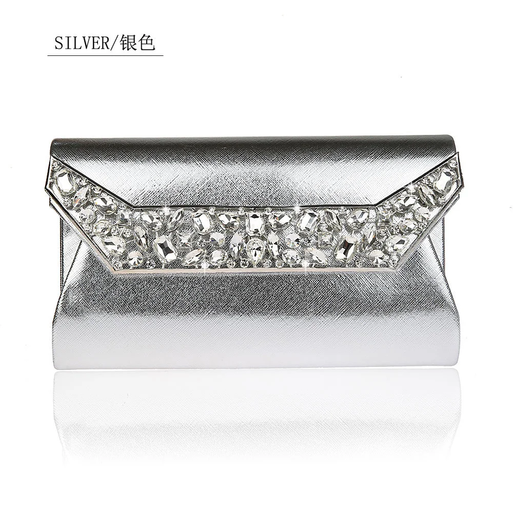 2023 Silver Women PU bag Bride Wedding Evening Bag Clutch handbag New Party Purse Makeup Bags 915-B
2023 Silver Women PU bag Bride Wedding Evening Bag Clutch handbag New Party Purse Makeup Bags 915-B