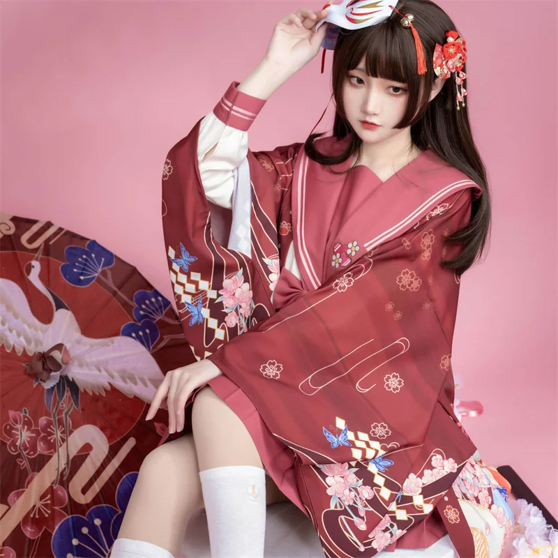 2022 New Women Kimono Japanese Yukata Female Asian Clothes Cardigan Shirt Women Traditional JK uniform Lolita Kimonos Haori
2022 New Women Kimono Japanese Yukata Female Asian Clothes Cardigan Shirt Women Traditional JK uniform Lolita Kimonos Haori