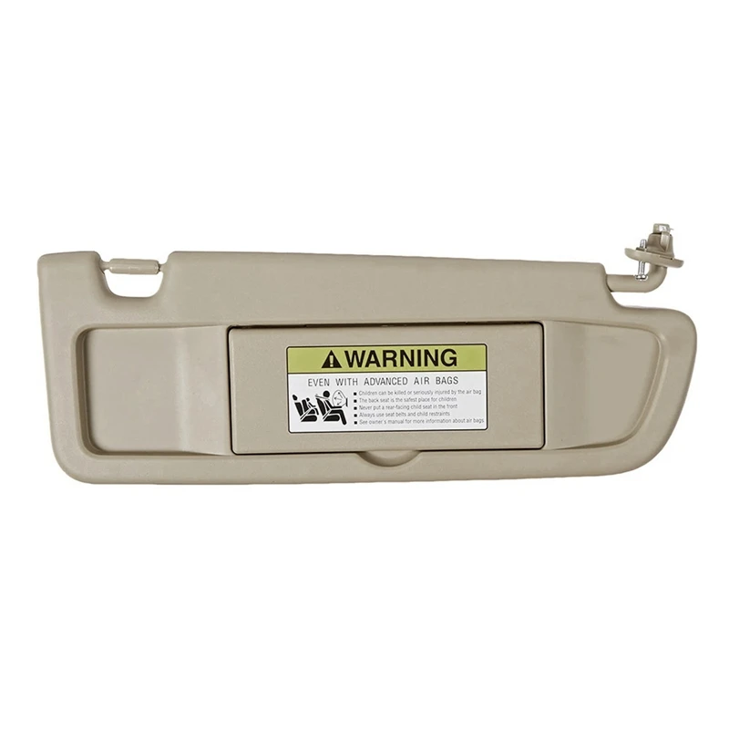Right Driver Side Sun Visor for Honda Civic 2006 2007 2008 2009 2010 2011 Visor Assembly 83230-SNA-A01ZB Beige
Right Driver Side Sun Visor for Honda Civic 2006 2007 2008 2009 2010 2011 Visor Assembly 83230-SNA-A01ZB Beige