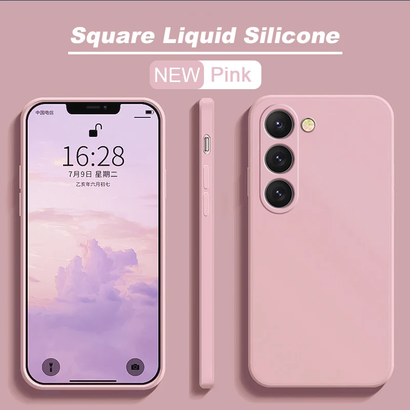 Luxury Original Square Liquid Silicone Soft Cover For Samsung Galaxy S23 Ultra S22 Ultra S21 Phone Case S22 S21 Ultra A34 5g A54
Luxury Original Square Liquid Silicone Soft Cover For Samsung Galaxy S23 Ultra S22 Ultra S21 Phone Case S22 S21 Ultra A34 5g A54