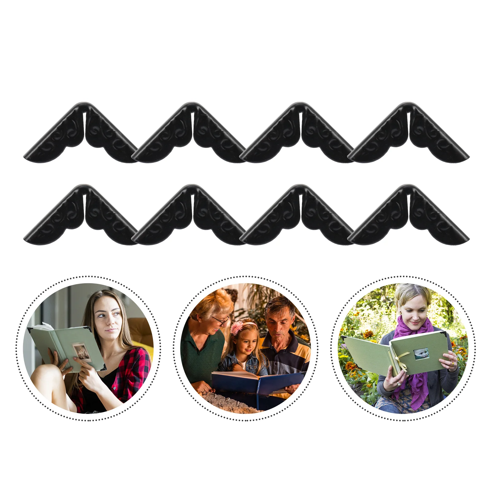 100pcs 14mm Black Book Corners Cover Guard Vintage Corner Triangle Carved Decorative Metal Angle Protectors for Books Album
100pcs 14mm Black Book Corners Cover Guard Vintage Corner Triangle Carved Decorative Metal Angle Protectors for Books Album
