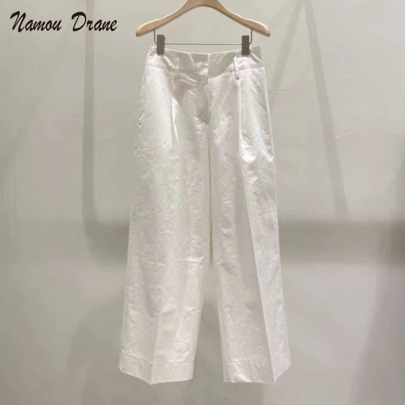 Namou Drane 2022 Summer Korean Version of The New Fashion Simple All-match Pure Color High Waist Slim Straight Pants Women
Namou Drane 2022 Summer Korean Version of The New Fashion Simple All-match Pure Color High Waist Slim Straight Pants Women