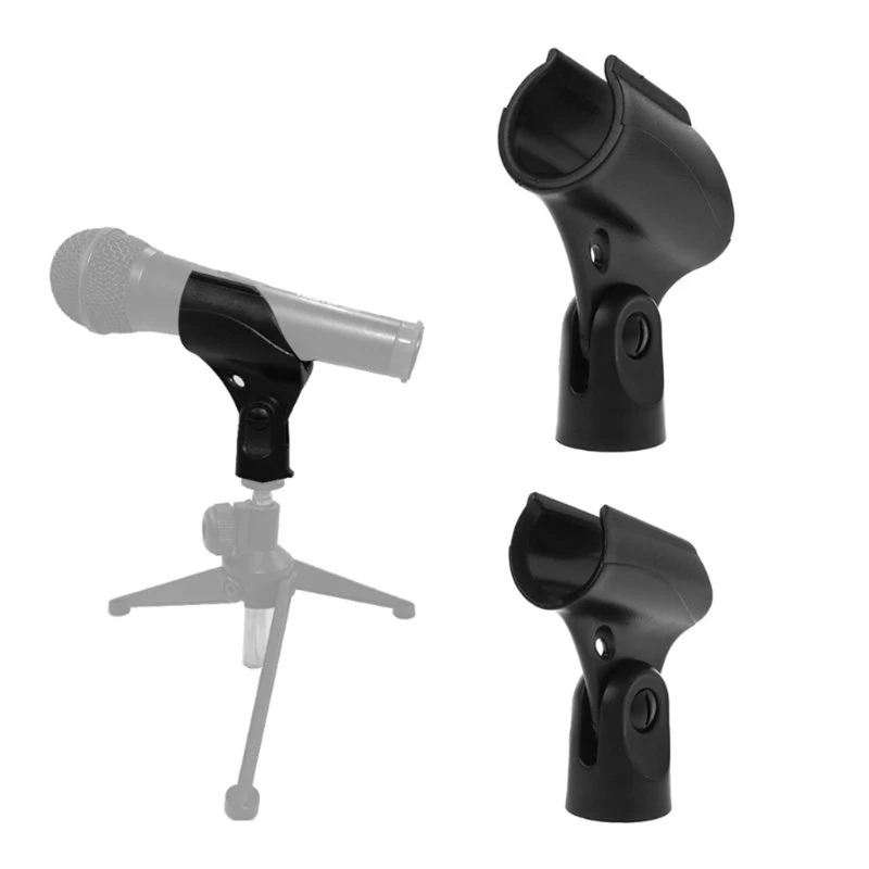 M2EC Universal Microphone Clip Holde for Shotgun Interview Microphone Hard & Durable Mic Holder Adapter ¾” Barrel Diameter 
M2EC Universal Microphone Clip Holde for Shotgun Interview Microphone Hard & Durable Mic Holder Adapter ¾” Barrel Diameter
