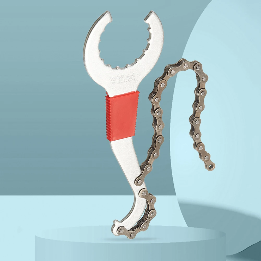 3 in 1 Mountain Bike Chain Whip Sprocket Wrench for Freewheel Bottom Bracket Repair Tools MTB Cassette Flywheel Removal Tool
3 in 1 Mountain Bike Chain Whip Sprocket Wrench for Freewheel Bottom Bracket Repair Tools MTB Cassette Flywheel Removal Tool