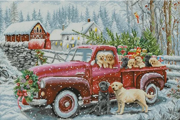 Dogs in one car 64-46 Cross Stitch Ecological Cotton Thread Embroidery Home Decoration Hanging Painting Gift
Dogs in one car 64-46 Cross Stitch Ecological Cotton Thread Embroidery Home Decoration Hanging Painting Gift