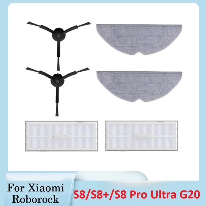 Ultra Robot Washable HEPA Filter Side Brush Mop Cloth Vacuum Cleaner Parts Replacement Parts For Xiaomi Roborock S8/S8 Pro
Ultra Robot Washable HEPA Filter Side Brush Mop Cloth Vacuum Cleaner Parts Replacement Parts For Xiaomi Roborock S8/S8 Pro