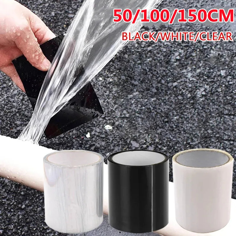 150x10cm Super Strong Waterproof Tape Stop Leaks Seal Repair Tape Performance Self Adhesive Sealing Duct Tape Insulating Tape
150x10cm Super Strong Waterproof Tape Stop Leaks Seal Repair Tape Performance Self Adhesive Sealing Duct Tape Insulating Tape