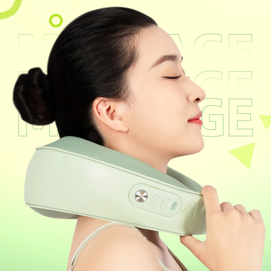 U-shaped Massage Pillow Electric Multifunctional Neck Massager Portable Shoulder Cervical Massager Travel Home Car Relax Massage
U-shaped Massage Pillow Electric Multifunctional Neck Massager Portable Shoulder Cervical Massager Travel Home Car Relax Massage