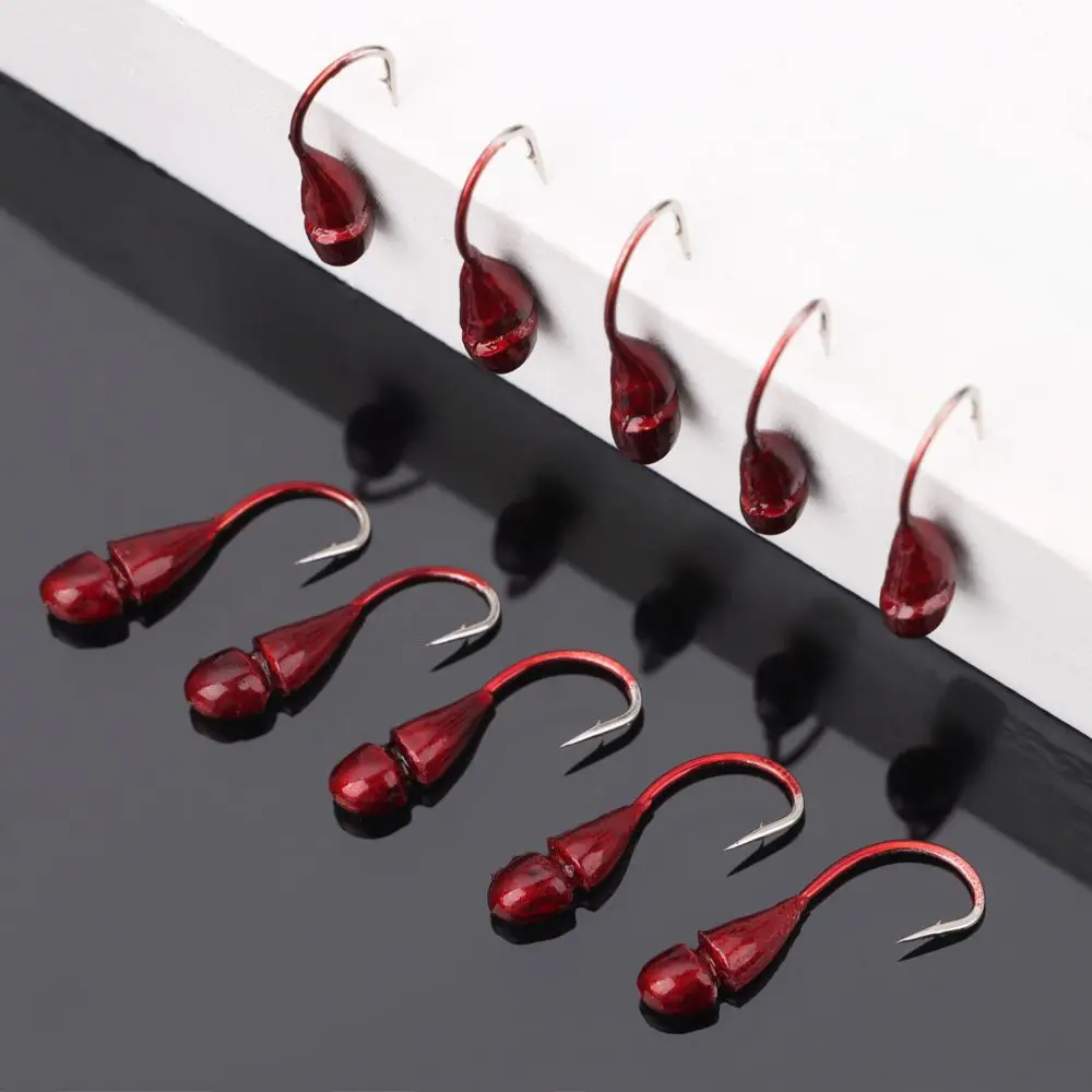 10Pcs Hot Top Head Lifelike Lead Red Worm Fishing Hooks Lure Bait Fishing Tackle
10Pcs Hot Top Head Lifelike Lead Red Worm Fishing Hooks Lure Bait Fishing Tackle