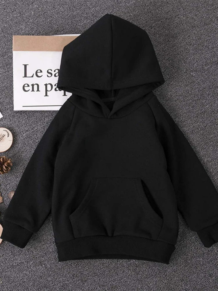 2023 Spring Kids Hoodies White Black Tops Coat Cotton Boys Hoodie Unisex Sweatshirt for Girls Teenage Fall School Clothing 2-18Y
2023 Spring Kids Hoodies White Black Tops Coat Cotton Boys Hoodie Unisex Sweatshirt for Girls Teenage Fall School Clothing 2-18Y
