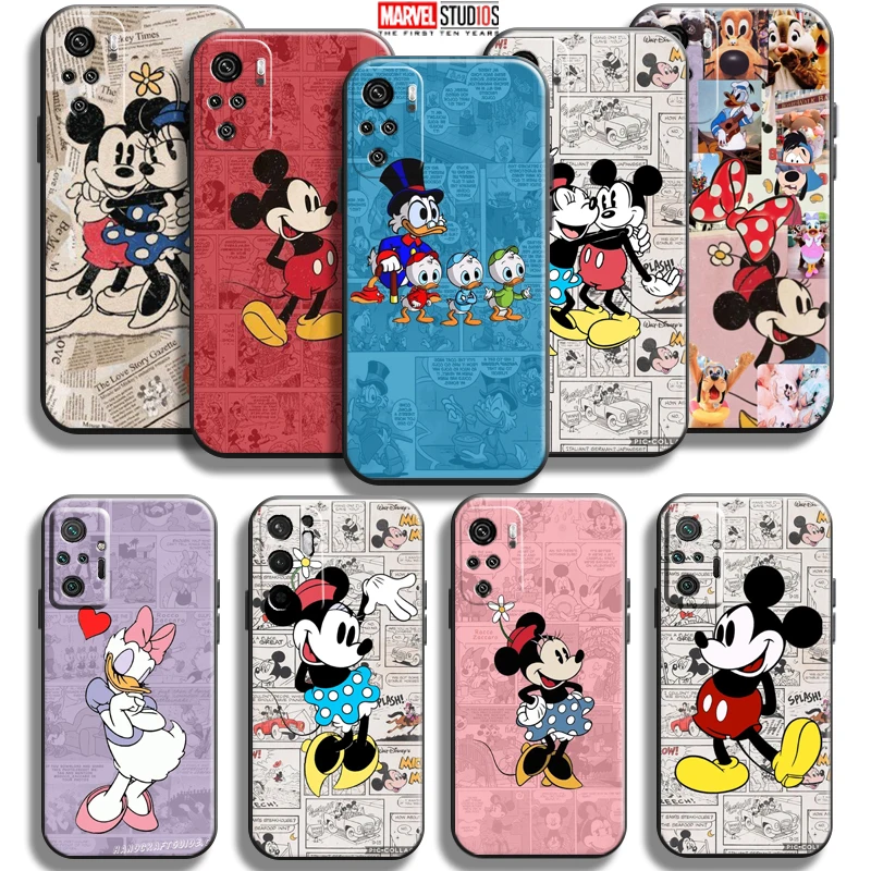 Cartoon Mickey Minnie Mouse Duck Phone Case For Xiaomi Redmi Note 10 10S Pro Max 5G Note 10T Soft Silicone Cover Black Funda
Cartoon Mickey Minnie Mouse Duck Phone Case For Xiaomi Redmi Note 10 10S Pro Max 5G Note 10T Soft Silicone Cover Black Funda