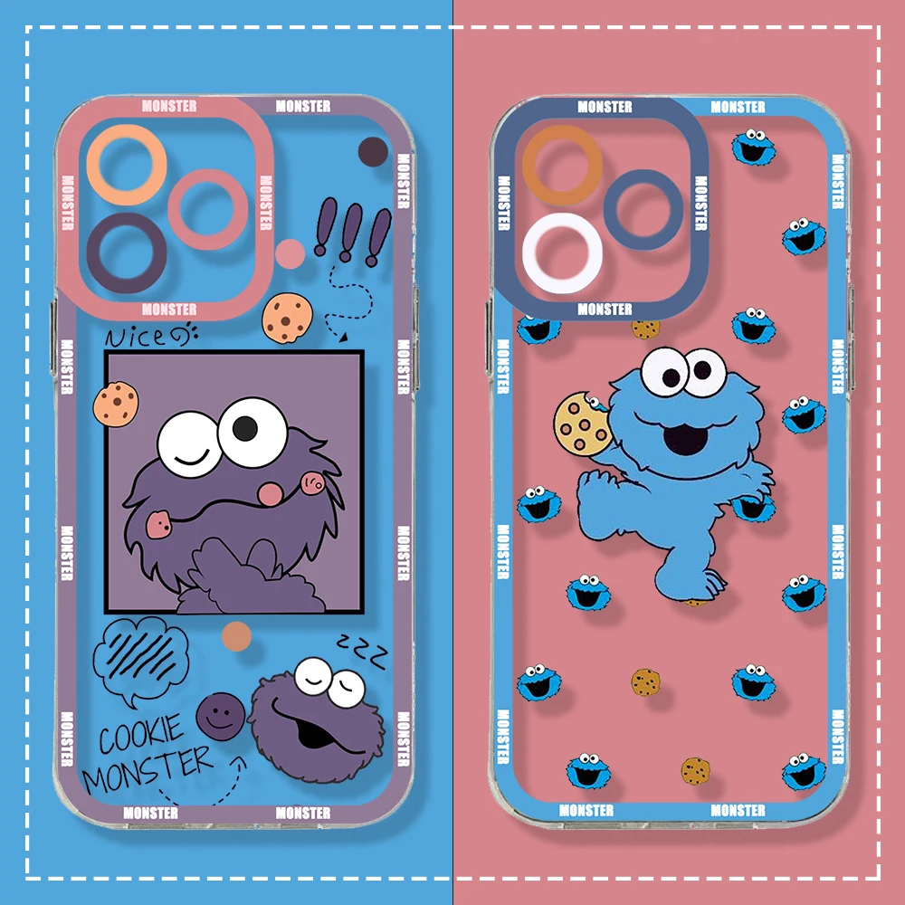 Cartoon Cookie M-Monster Phone Case for IPhone 14 13 12 Mini 11 Pro Max X XR XS 7 8 SE 2020 Plus Soft Silicone Transparent Cover
Cartoon Cookie M-Monster Phone Case for IPhone 14 13 12 Mini 11 Pro Max X XR XS 7 8 SE 2020 Plus Soft Silicone Transparent Cover