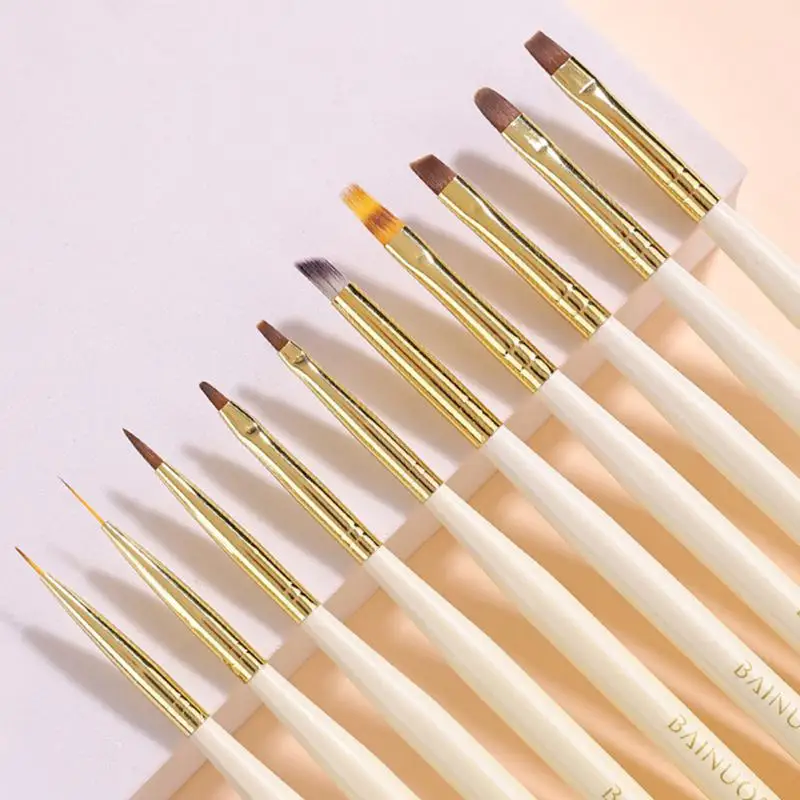 Bainuosi Japanese -style Nail Pen Suit Hook Line Phototherapy Painting Pen Extension Pull Line Pens Brush Nail Nail Brushes
Bainuosi Japanese -style Nail Pen Suit Hook Line Phototherapy Painting Pen Extension Pull Line Pens Brush Nail Nail Brushes