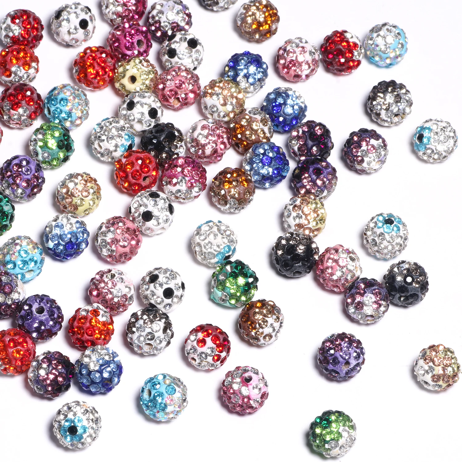 10mm Rhinestone Crystal Polymer Clay Bead Soft Pottery Micro Pave CZ Round Spacer Beads For Jewelry Making Diy Bracelet Necklace
10mm Rhinestone Crystal Polymer Clay Bead Soft Pottery Micro Pave CZ Round Spacer Beads For Jewelry Making Diy Bracelet Necklace