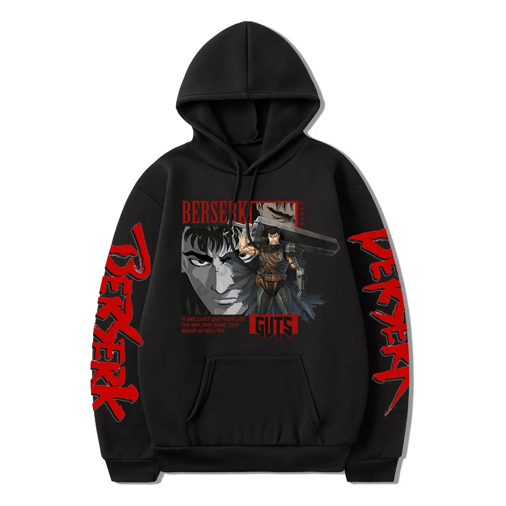 Anime Berserk Guts Graphic Print Hoodie Casual Loose Pullover Men Harajuku Sweatshirt Streetwear Oversized Hoodies Harajuku
Anime Berserk Guts Graphic Print Hoodie Casual Loose Pullover Men Harajuku Sweatshirt Streetwear Oversized Hoodies Harajuku