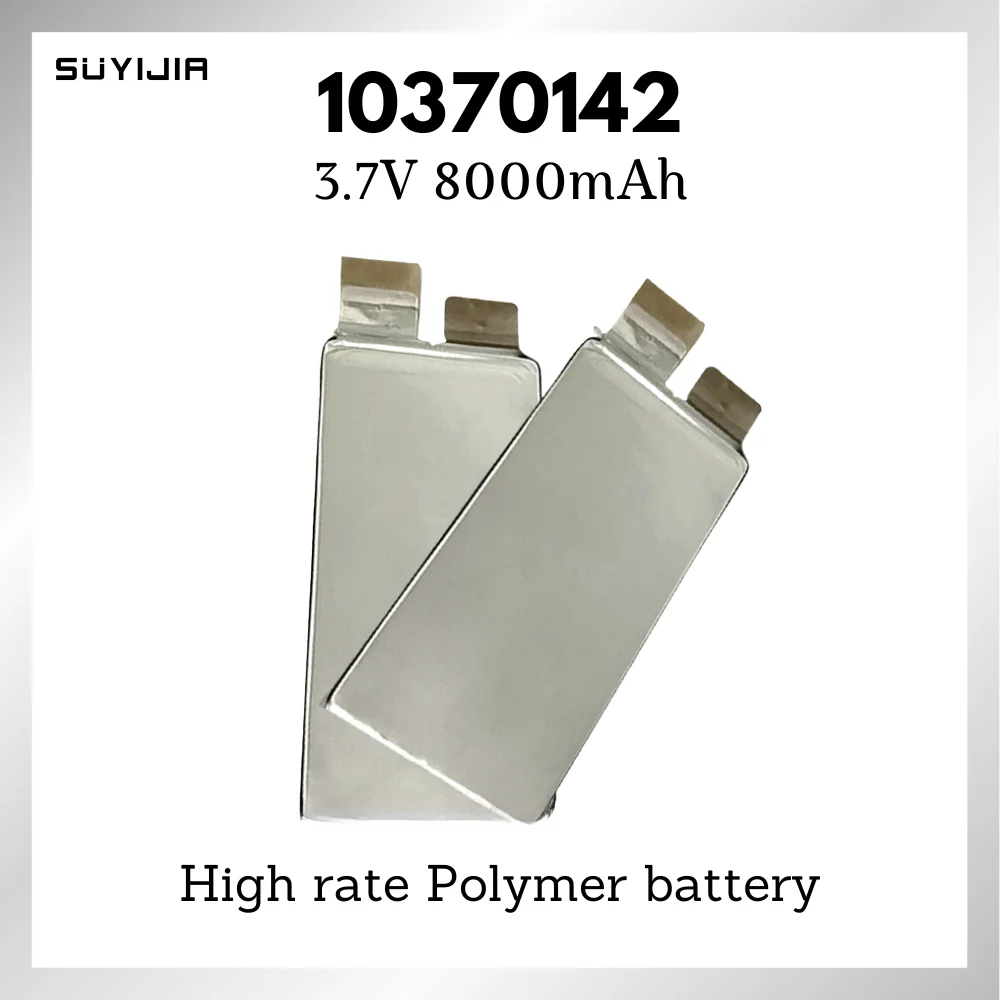 

3.7V 10370142 Power Lithium Polymer Battery 8000mah Ternary High Rate Welding Nickel Sheet for Model Ship Model Electric Tools