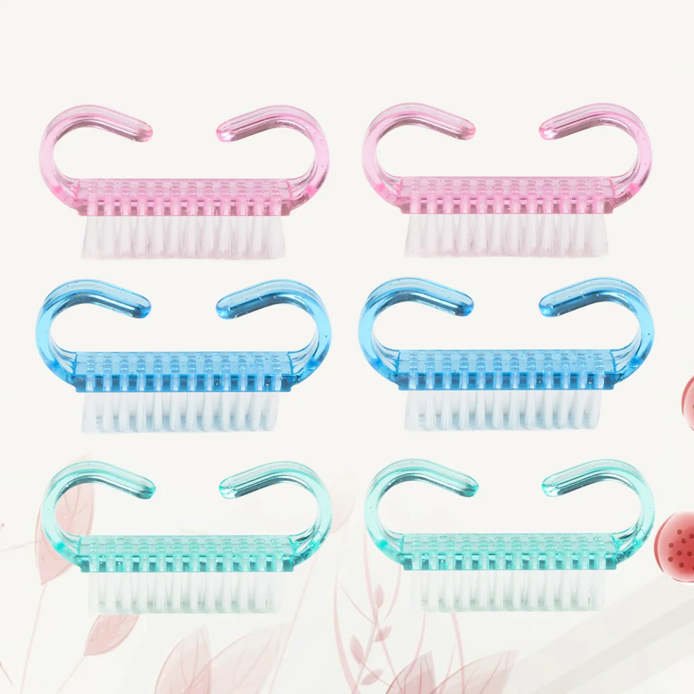 6pcs Nail Brush Cavel Shaped Cleaning PP Nail Polish Handle Brush Nail Scrub Brush for Salon 
6pcs Nail Brush Cavel Shaped Cleaning PP Nail Polish Handle Brush Nail Scrub Brush for Salon