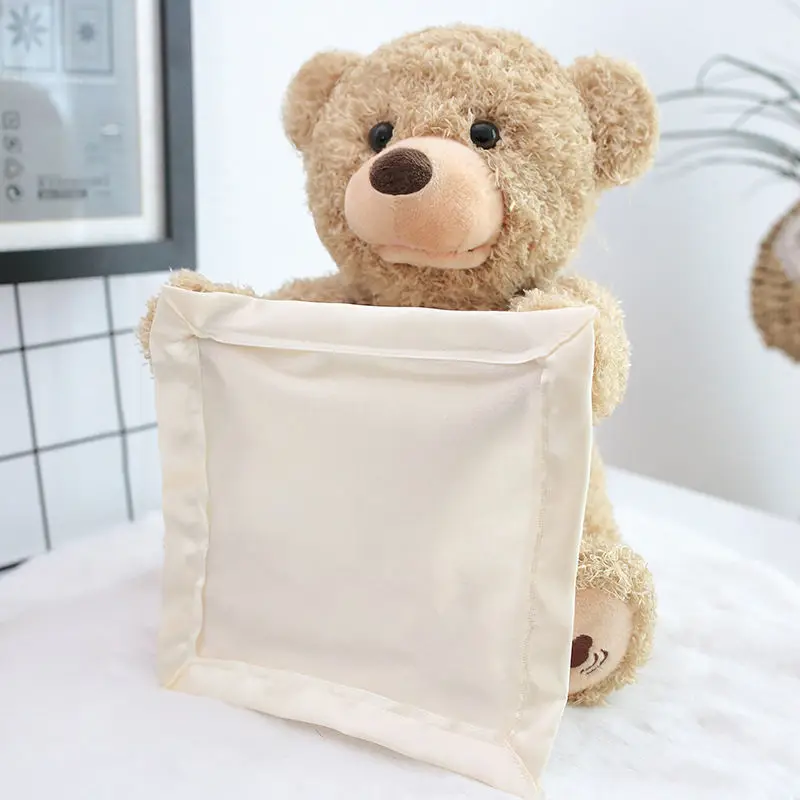 Music Teddy Bear Plush Toy Singing Shy Hand Move Animal Hide and Seek Cat Soothing Doll Baby Kids Robots Pet Electric Toys
Music Teddy Bear Plush Toy Singing Shy Hand Move Animal Hide and Seek Cat Soothing Doll Baby Kids Robots Pet Electric Toys