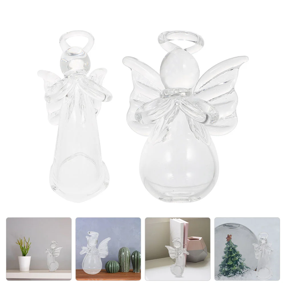 Figurine Glass Ornaments: 2pcs Clear Glass Guardian Inspirational Decoration for Encouragement Present
Figurine Glass Ornaments: 2pcs Clear Glass Guardian Inspirational Decoration for Encouragement Present