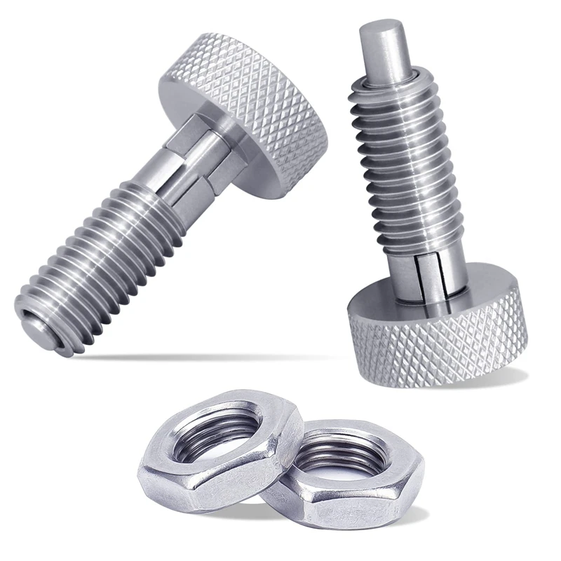 2 Pack Steel Lock Out M6 Type Hand Retractable Spring Plunger, 1/4 Inch-20 Thread,0.50 Inch Thread For Rolling Toolbox
2 Pack Steel Lock Out M6 Type Hand Retractable Spring Plunger, 1/4 Inch-20 Thread,0.50 Inch Thread For Rolling Toolbox
