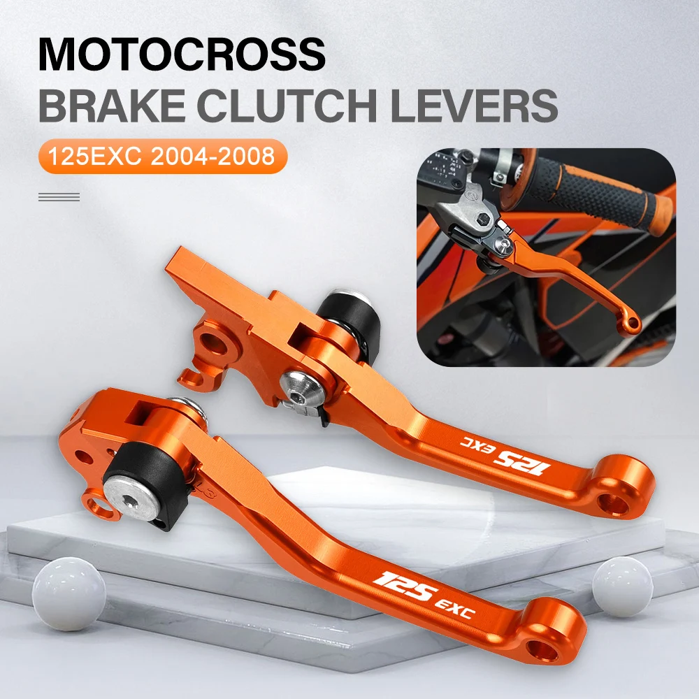 

FOR 125EXC 125 EXC 2004 2005 2006 2007 2008 Motocross Foldable Pivot Dirt Bike Mortbike Brake Clutch Levers Handle Lever