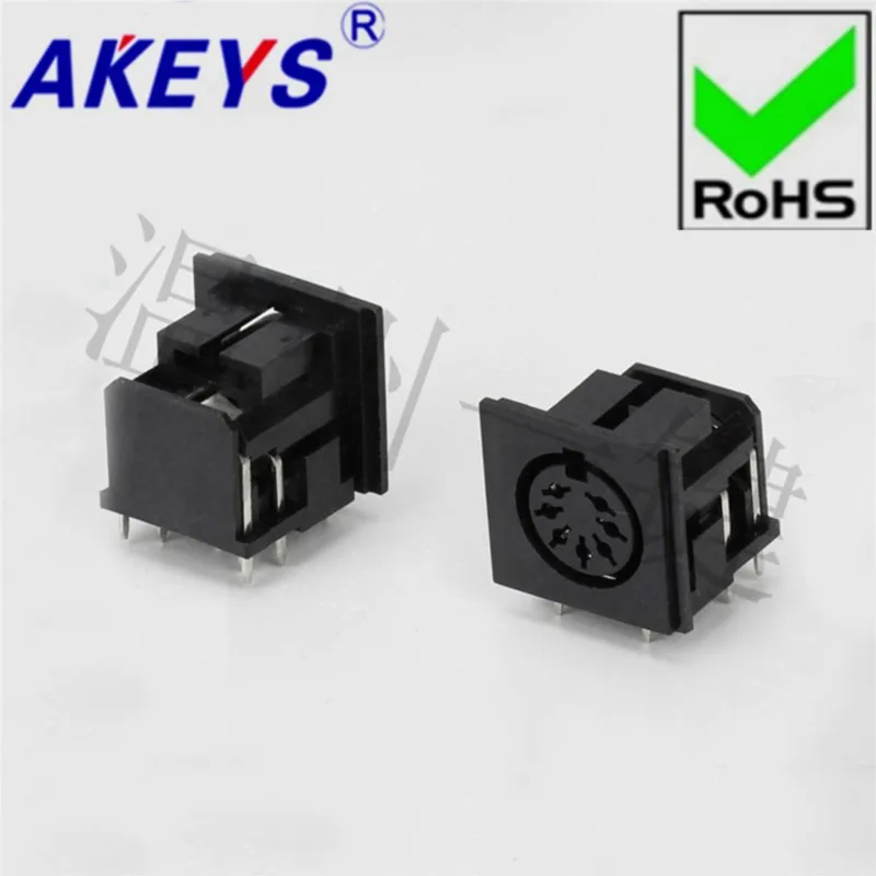 10PCS DS-7-04 Square SD Large terminal connector generous 7-core 9-pin socket 7PIN needle DIN Master
10PCS DS-7-04 Square SD Large terminal connector generous 7-core 9-pin socket 7PIN needle DIN Master