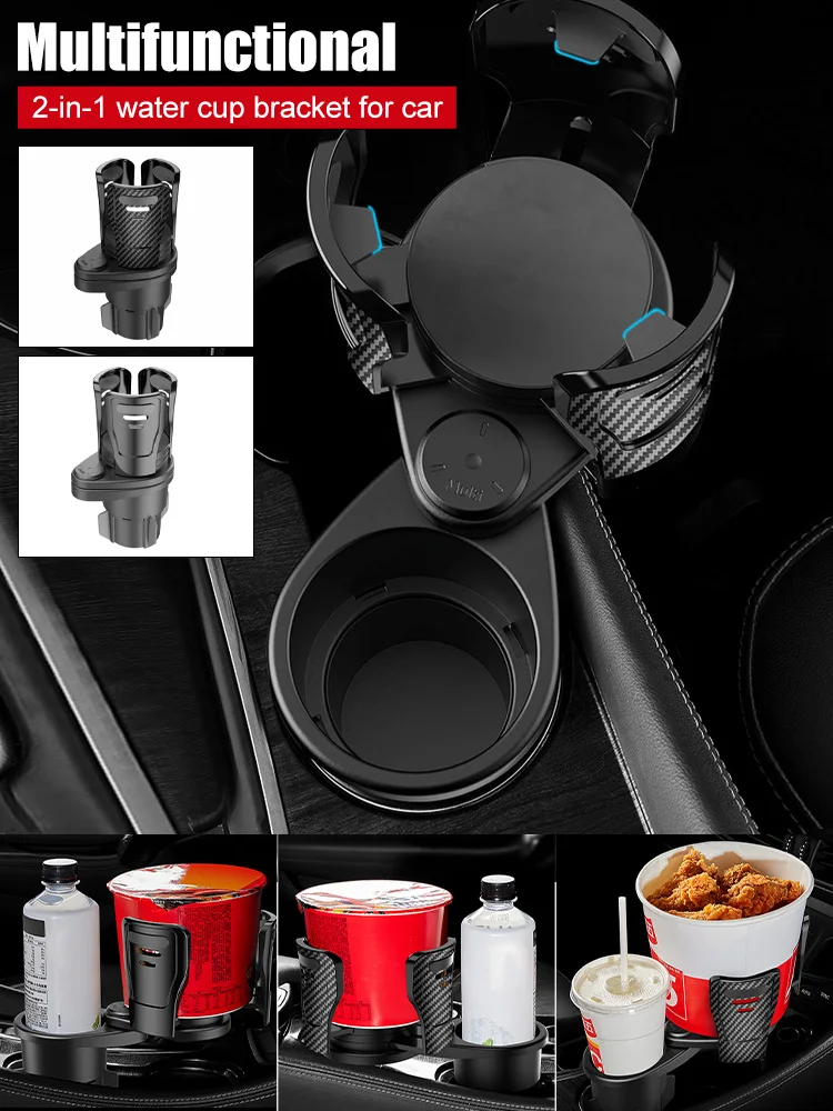 Universal Car Cup Holder Expander with Adjustable Base Multifunctional 2-Tier Cup Holder Adapter Car Interior Cup Holder
Universal Car Cup Holder Expander with Adjustable Base Multifunctional 2-Tier Cup Holder Adapter Car Interior Cup Holder