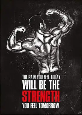 

More style Muscle Bodybuilding Fitness Motivational Quotes Art Film Print Silk Poster Home Wall Decor 24x36inch