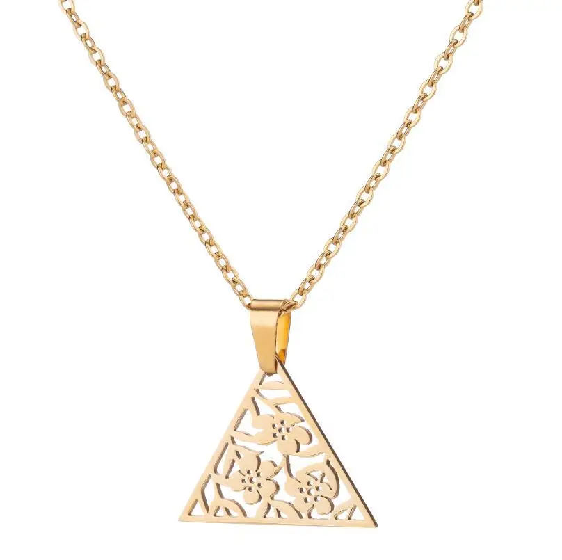 TOOCNIPA Women Ladies Bijoux Collier Geometric Gold Necklace For Stainless Steel Triangle Pendant Necklace Christmas Gifts
TOOCNIPA Women Ladies Bijoux Collier Geometric Gold Necklace For Stainless Steel Triangle Pendant Necklace Christmas Gifts