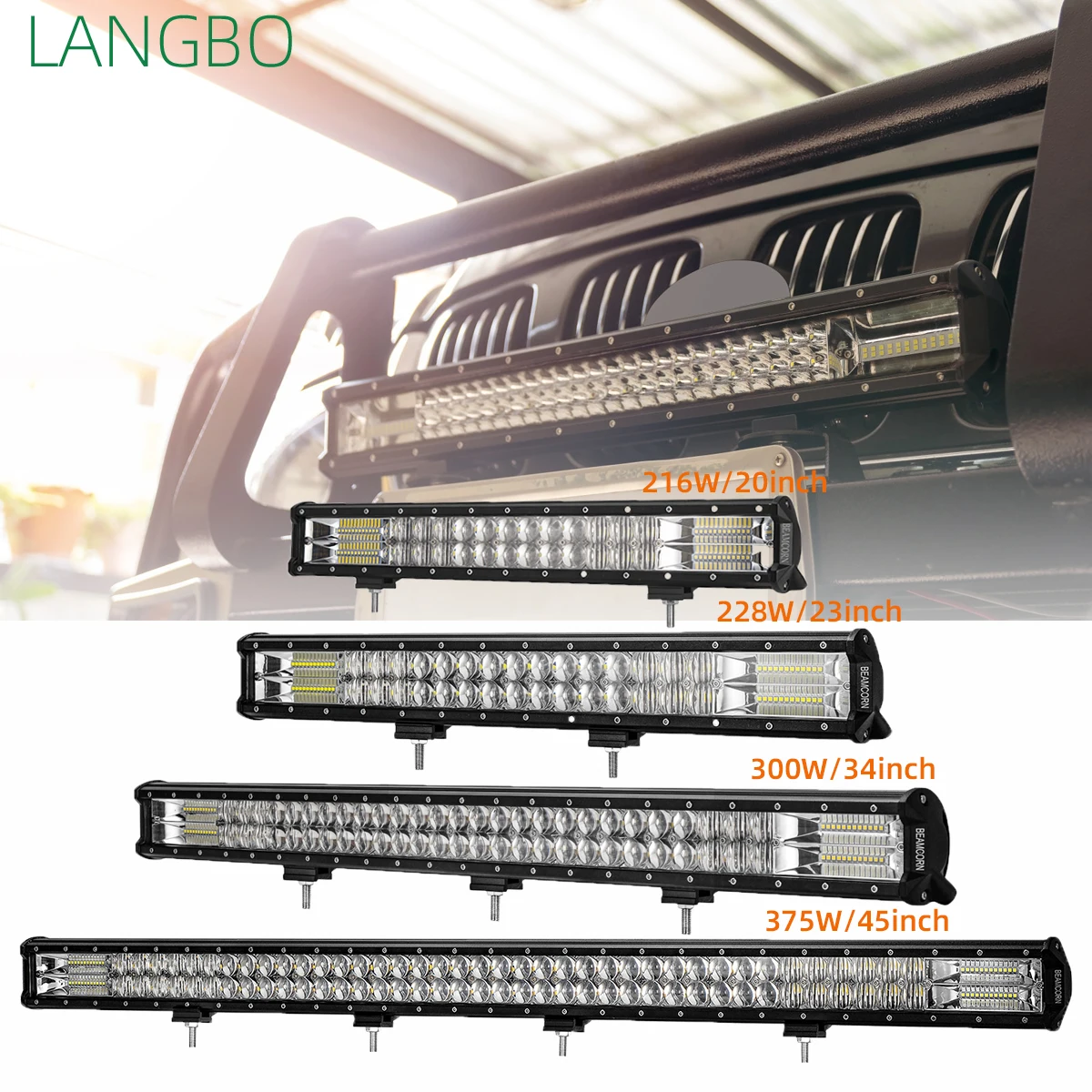 

4 7 9 20 23 34 45 inch Off Road LED Work Bar 12V 24V Combo Driving Light for Tractor Car Jeep Suv 4x4 Atv Truck High Beam Search