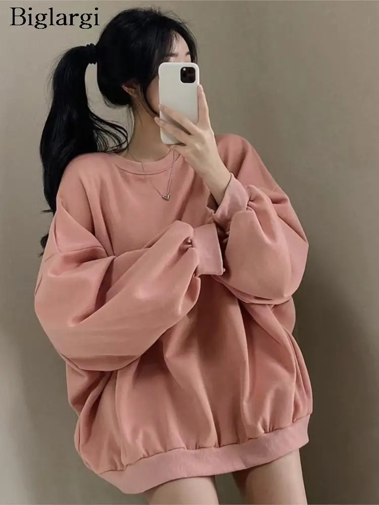 Женские топы в Корейском стиле, модные Свободные повседневные женские свитшоты, Женский свитшот с длинным рукавом, топ 2023
Женские топы в Корейском стиле, модные Свободные повседневные женские свитшоты, Женский свитшот с длинным рукавом, топ 2023