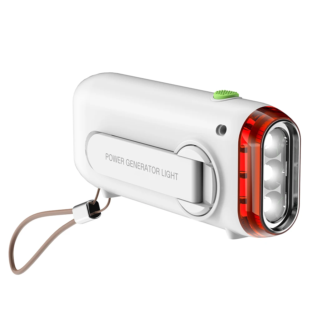 Portable Emergency LED flashlight with Power bank hand-cranked generation for outdoor camping
Portable Emergency LED flashlight with Power bank hand-cranked generation for outdoor camping