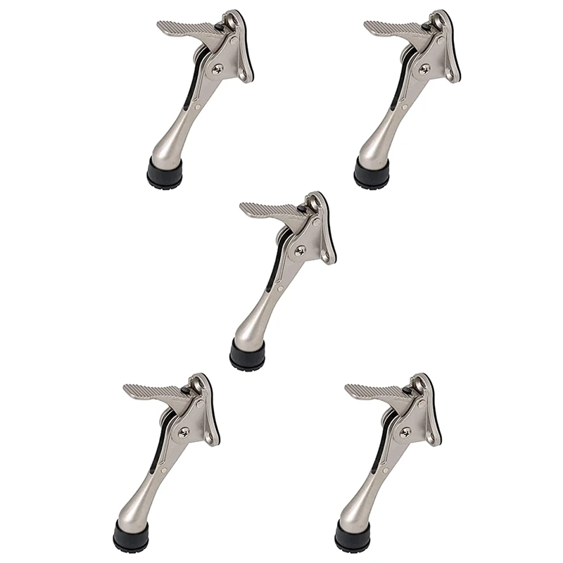 5Pcs Positioner Brake Door Door Holder Heavy Duty Door Stop Bottom Height-Adjustable Rubber Tips-Chrome
5Pcs Positioner Brake Door Door Holder Heavy Duty Door Stop Bottom Height-Adjustable Rubber Tips-Chrome