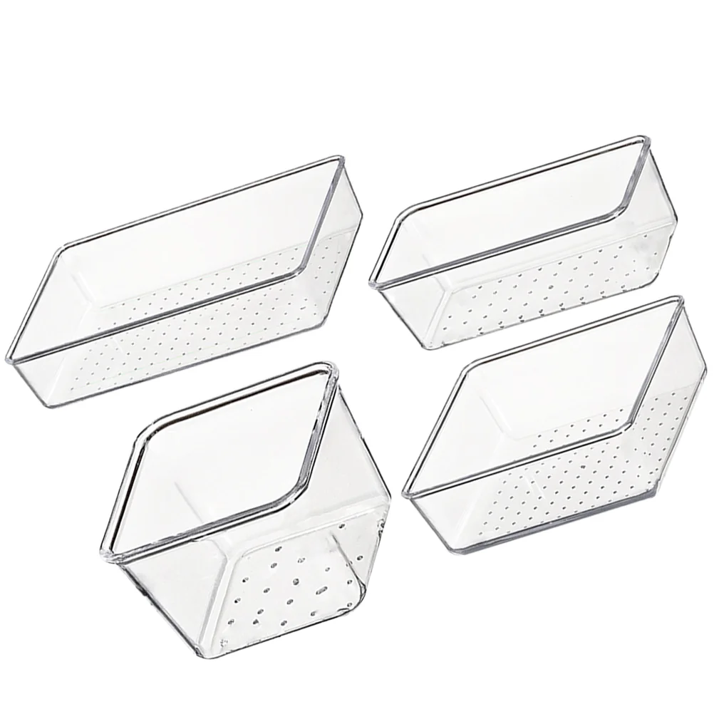 4 Pcs Transparent Storage Box Clear Plastic Drawer Organizer Makeup Vanity Tray Free Combination
4 Pcs Transparent Storage Box Clear Plastic Drawer Organizer Makeup Vanity Tray Free Combination