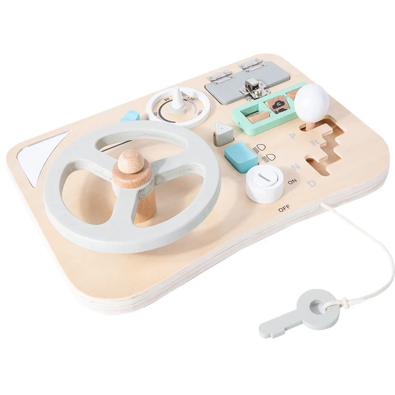Baby Busy Board Montessori Early Education Children's Steering Wheel Educational Unlocking Kindergarten Toys 1-2 Years Old 3
Baby Busy Board Montessori Early Education Children's Steering Wheel Educational Unlocking Kindergarten Toys 1-2 Years Old 3