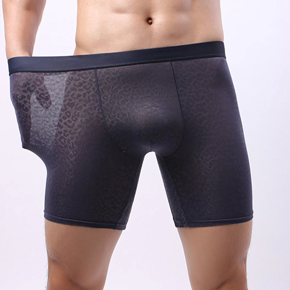 Summer Boxer Briefs Mens Sexy Underwear U Convex Pouch Underpants Ice Silk Stretch Panties Breathable Sport Shorts Knickers
Summer Boxer Briefs Mens Sexy Underwear U Convex Pouch Underpants Ice Silk Stretch Panties Breathable Sport Shorts Knickers