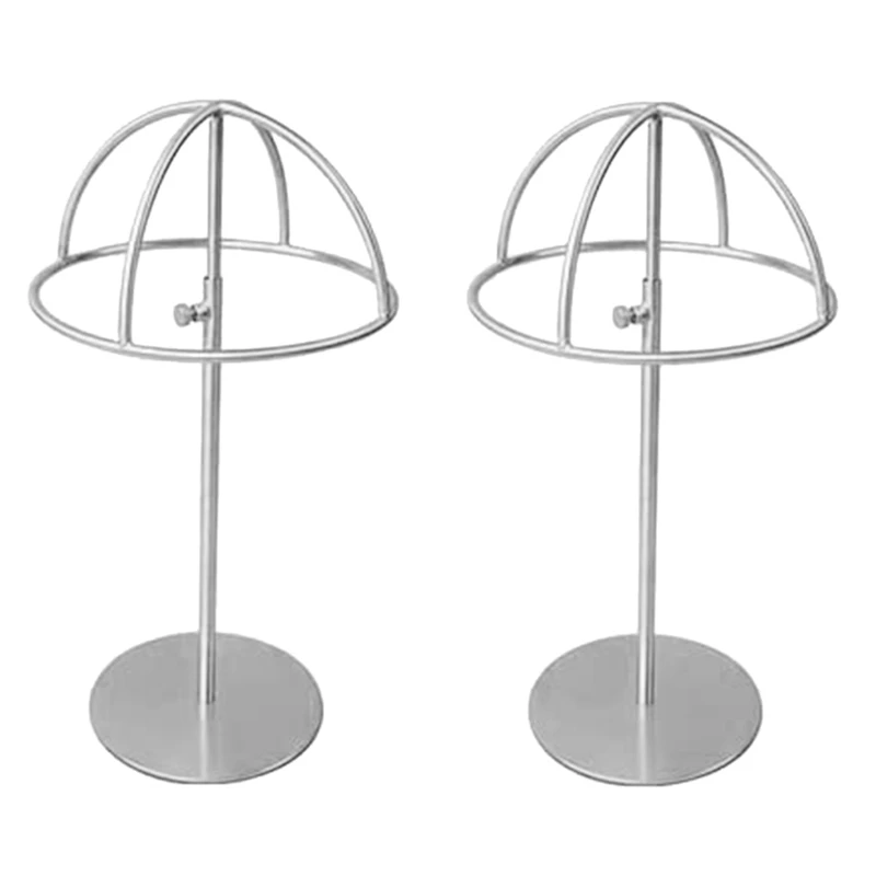 2Pcs Hat Display Rack, Sturdy Adjustable Cap / Wig Holder,Freestanding Hat Display Stand, Durable Stainless Steel
2Pcs Hat Display Rack, Sturdy Adjustable Cap / Wig Holder,Freestanding Hat Display Stand, Durable Stainless Steel