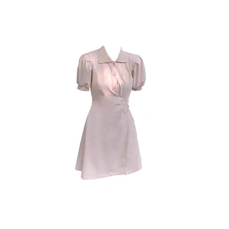 Casual Easy Women's Dresses Classic Sexy Short Sleeve Embroidered Straight Polo Neck Golf Tennis Dress 2022 Summer New Clothes
Casual Easy Women's Dresses Classic Sexy Short Sleeve Embroidered Straight Polo Neck Golf Tennis Dress 2022 Summer New Clothes