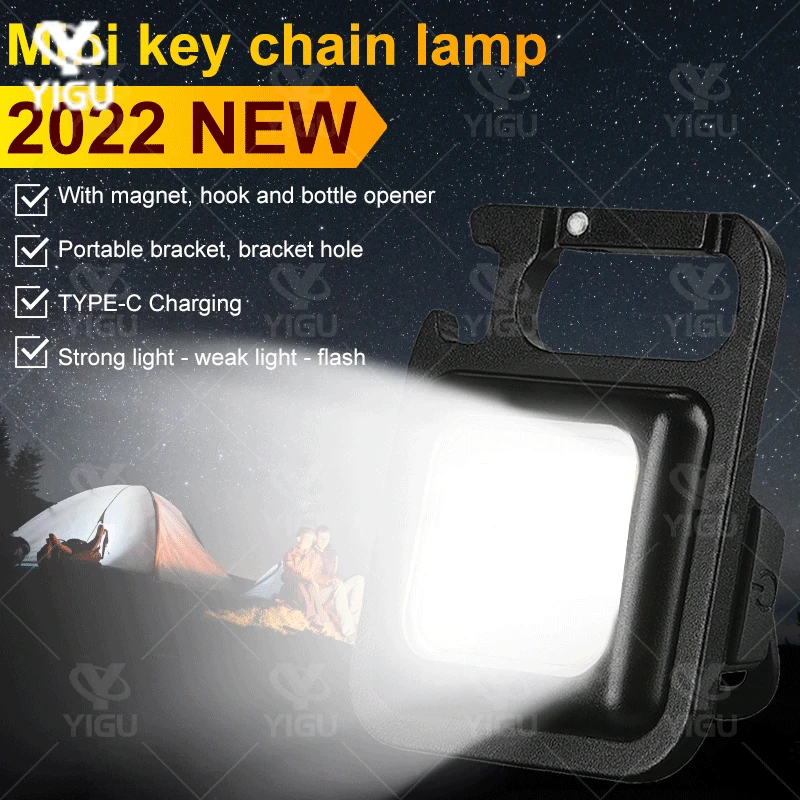 Mini Flashlight Rechargeable Glare COB Keychain Light USB Charging Emergency Lamps LED Work Light Portable Outdoor Camping Light
Mini Flashlight Rechargeable Glare COB Keychain Light USB Charging Emergency Lamps LED Work Light Portable Outdoor Camping Light