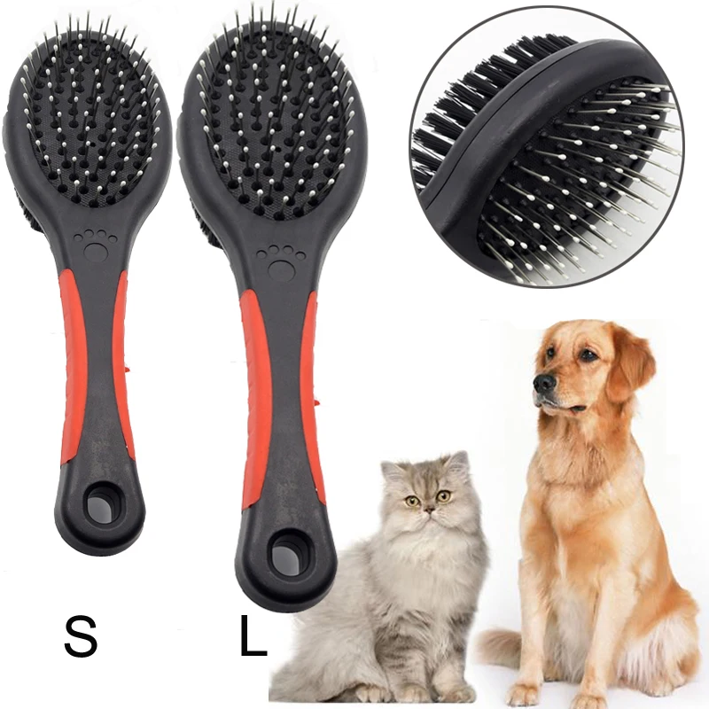 Double Faced Pet Comb Dog Comb Long Hair Brush Plastic Handle Puppy Cat Massage Bath Brush Pet Grooming Tool
Double Faced Pet Comb Dog Comb Long Hair Brush Plastic Handle Puppy Cat Massage Bath Brush Pet Grooming Tool