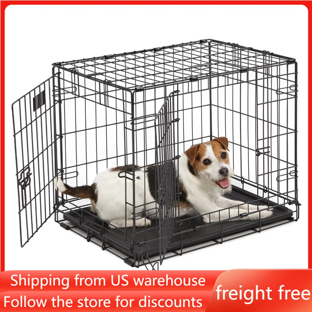Double Door Metal Dog Crate Fence for Dogs 24-Inch Free Shipping Dog House Indoor Kennel Enclosure Cages Supplies Pet Products
Double Door Metal Dog Crate Fence for Dogs 24-Inch Free Shipping Dog House Indoor Kennel Enclosure Cages Supplies Pet Products