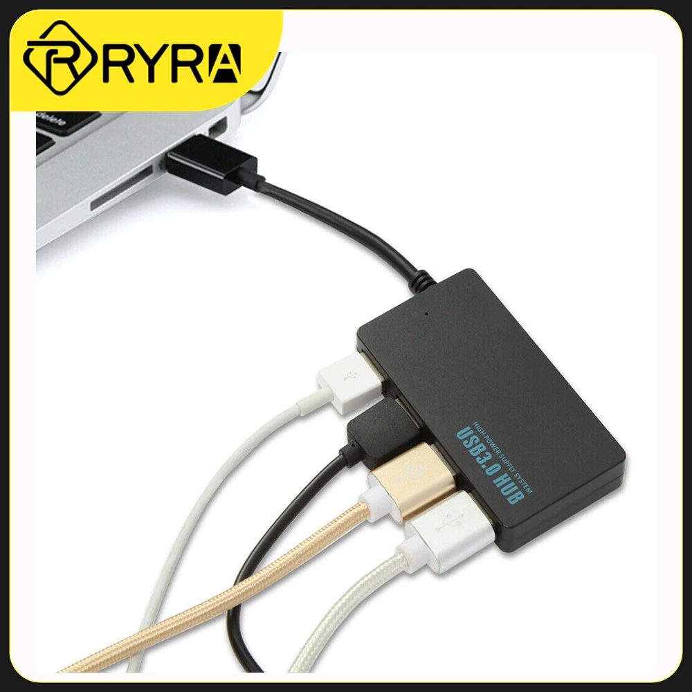 4-портовый USB-разветвитель RYRA, USB 3,0, разветвитель для четырех устройств, зарядное устройство
4-портовый USB-разветвитель RYRA, USB 3,0, разветвитель для четырех устройств, зарядное устройство