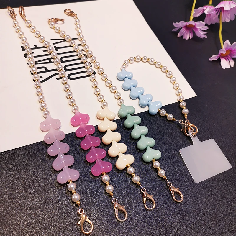 Pearl Love Portable Lanyard Mobile Phone Lanyard Wristband Pendant Short Handmade Beaded Pendant Bead Hanging Wrist Chain Strap
Pearl Love Portable Lanyard Mobile Phone Lanyard Wristband Pendant Short Handmade Beaded Pendant Bead Hanging Wrist Chain Strap